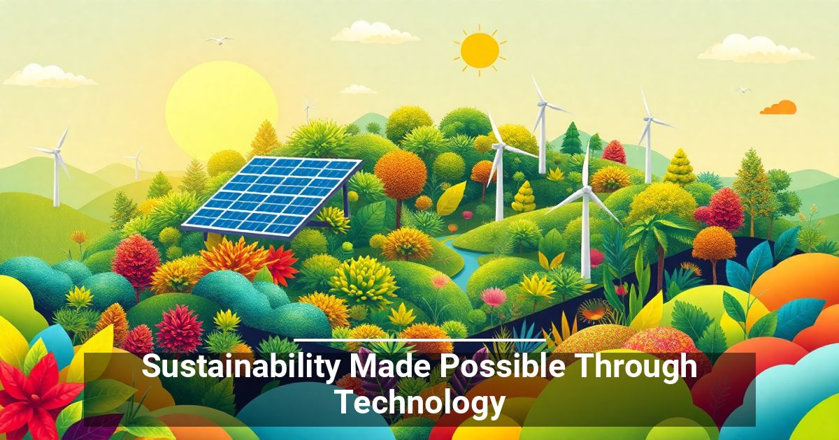 Sustainability Made Possible Through Technology