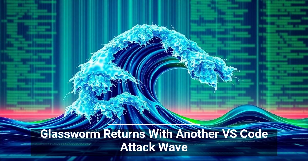 Glassworm Returns With Another VS Code Attack Wave
